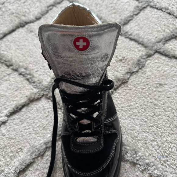 Kandahar black combat boots lace up Urban Hikers silver 38 / 7.5 - Picture 5 of 12